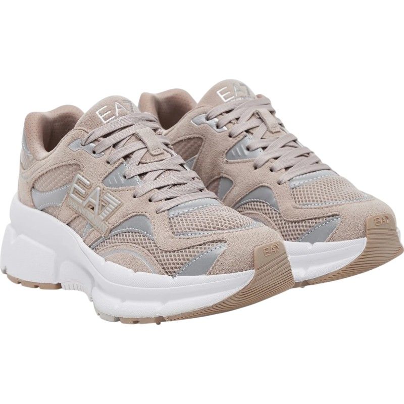 Armani EA7 - Unisex Woven Sneakers - Beige