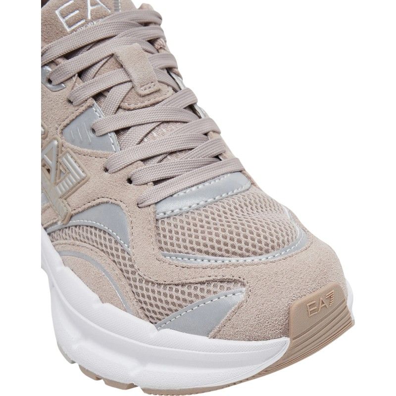 Armani EA7 - Unisex Woven Sneakers - Beige