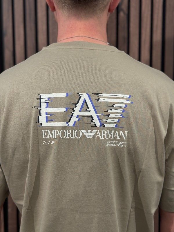 Armani EA7 - T-shirt - Beige