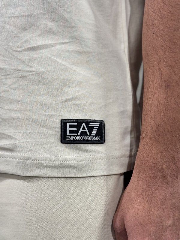 Armani EA7 - T-shirt - Beige