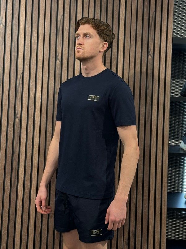 Armani EA7 - T-shirt - Blauw