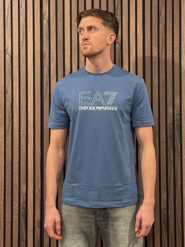 Armani EA7 - T-shirt - Blauw