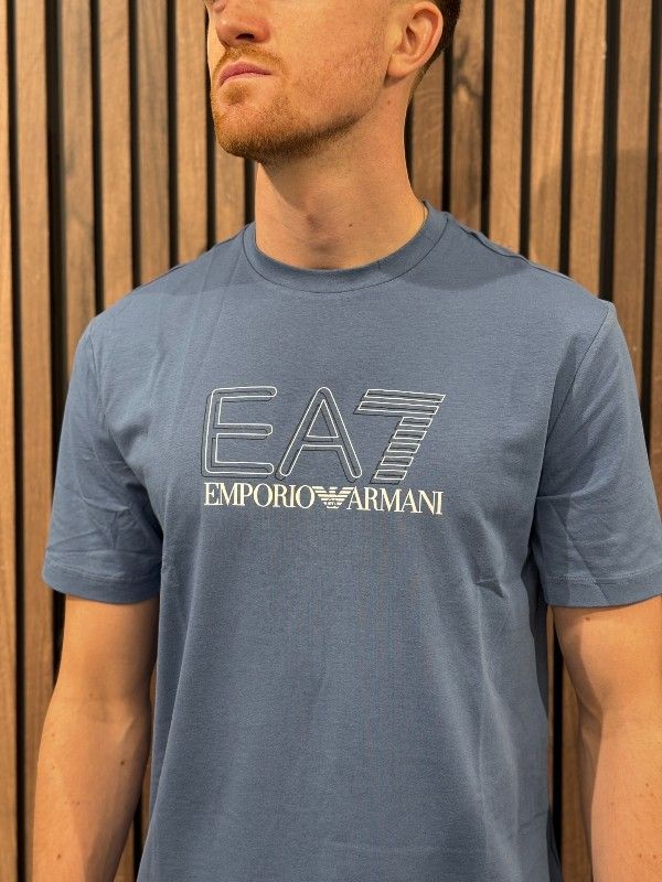 Armani EA7 - T-shirt - Blauw