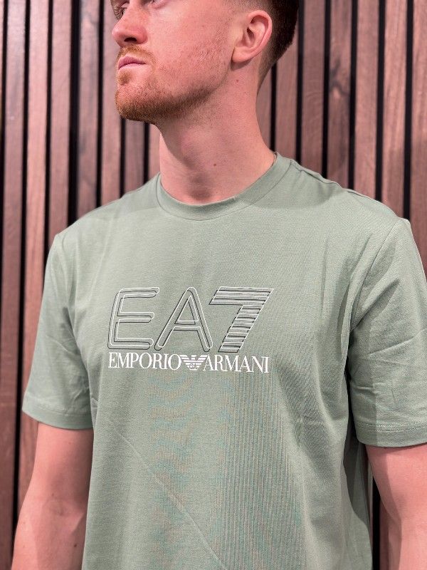 Armani EA7 - T-shirt - Groen