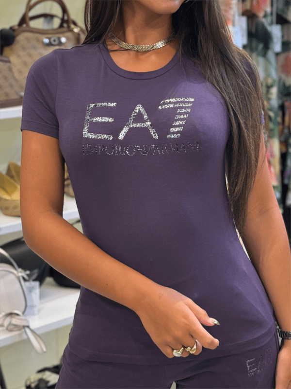 Armani EA7 - T-shirt - Paars