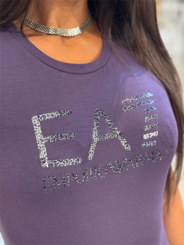Armani EA7 - T-shirt - Paars