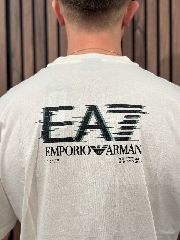 Armani EA7 - T-shirt - Wit