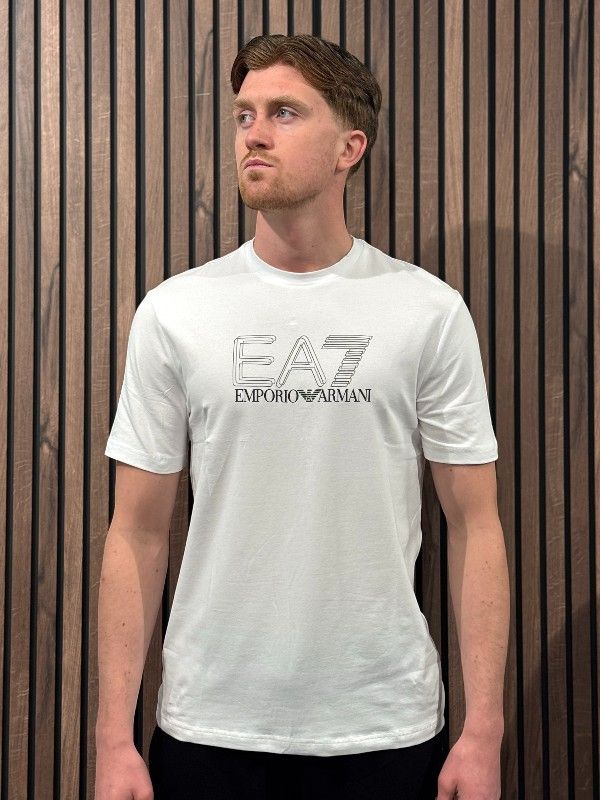 Armani EA7 - T-shirt - Wit