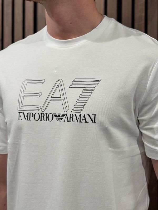 Armani EA7 - T-shirt - Wit