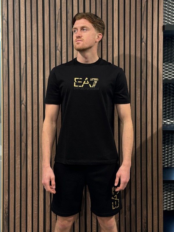 Armani EA7 - T-shirt - Zwart