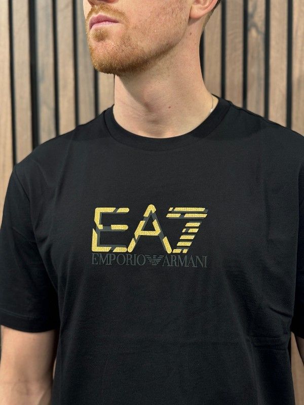 Armani EA7 - T-shirt - Zwart