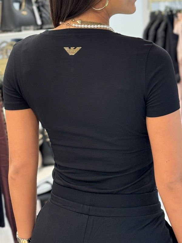 Armani EA7 - T-shirt - Zwart