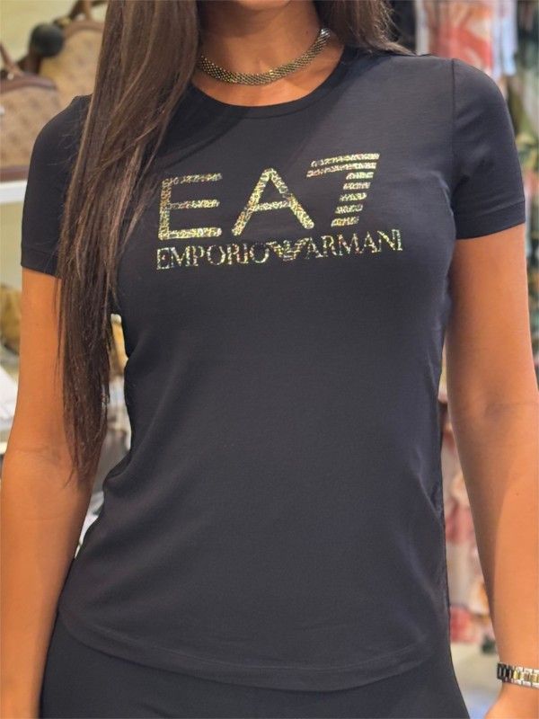 Armani EA7 - T-shirt - Zwart
