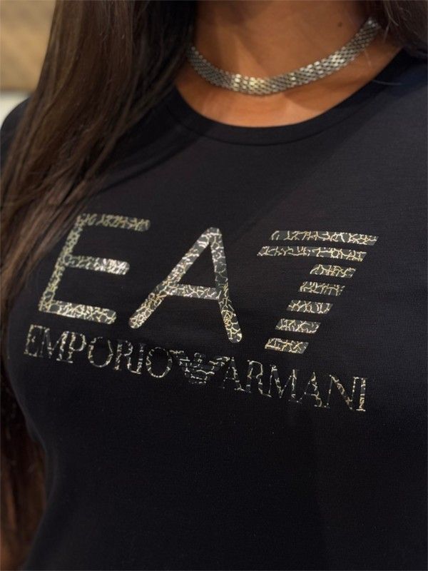 Armani EA7 - T-shirt - Zwart