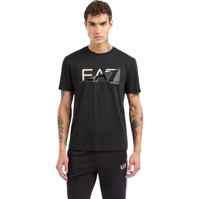 Armani EA7 - T-shirt - Zwart