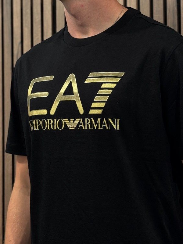 Armani EA7 - T-shirt - Zwart