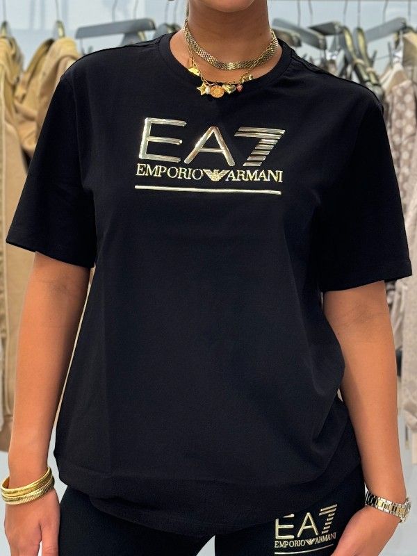Armani EA7 - T-shirt - Zwart