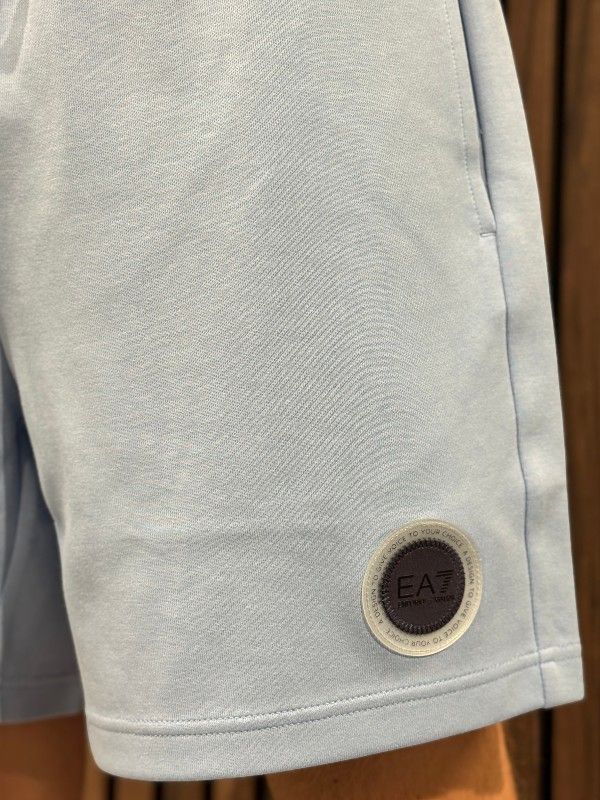 Armani EA7 - Unisex Jersey Shorts - Blauw