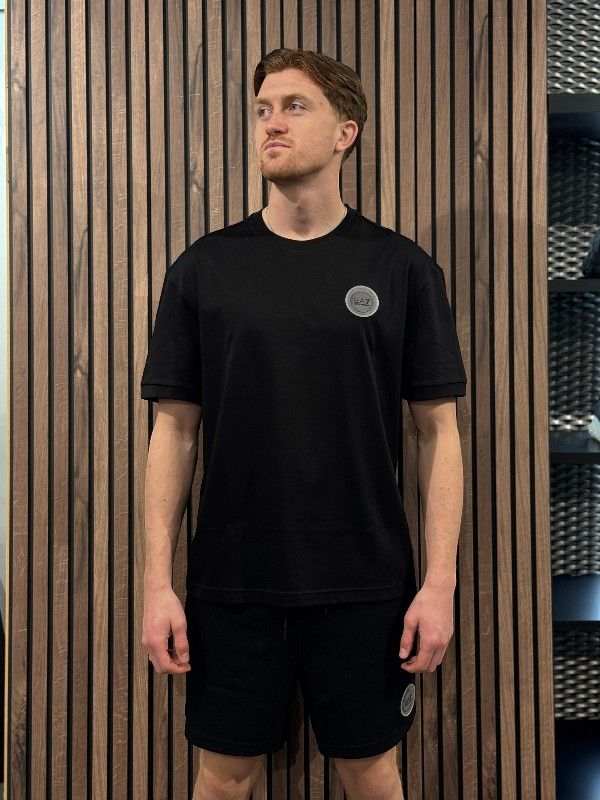 Armani EA7 - Unisex Jersey Shorts - Zwart