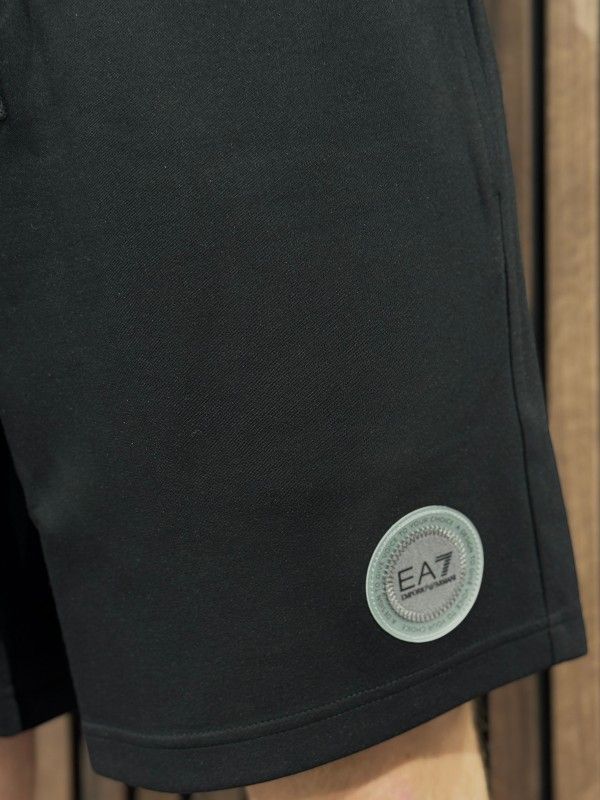 Armani EA7 - Unisex Jersey Shorts - Zwart
