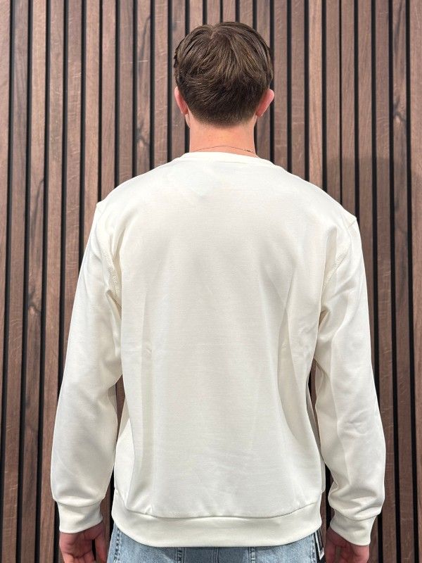 Armani EA7 - Unisex Jersey Sweatshirt - Wit