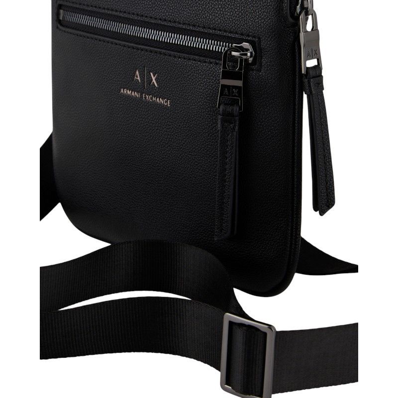 Armani Exchange - Flat Crossbody Messenger Bag - Zwart
