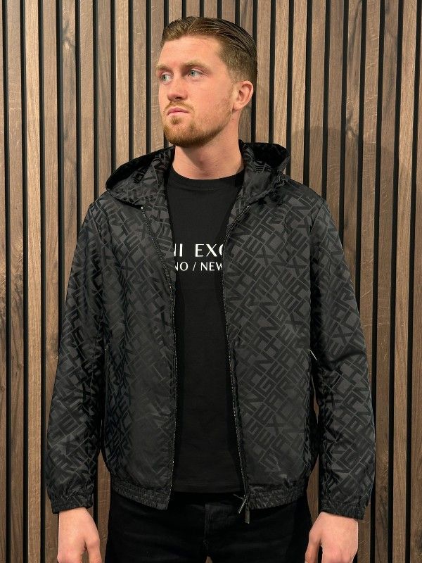 Armani Exchange - Man Woven Blouson Jacket - Zwart