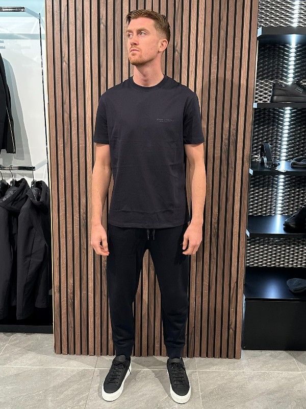 Armani Exchange - Man Jersey Trouser - Blauw