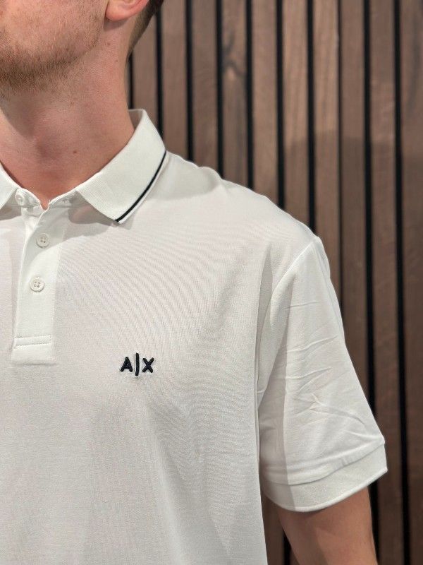 Armani Exchange - Men Jersey Polo Shirt - Wit