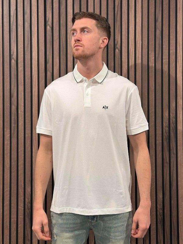 Armani Exchange - Men Jersey Polo Shirt - Wit