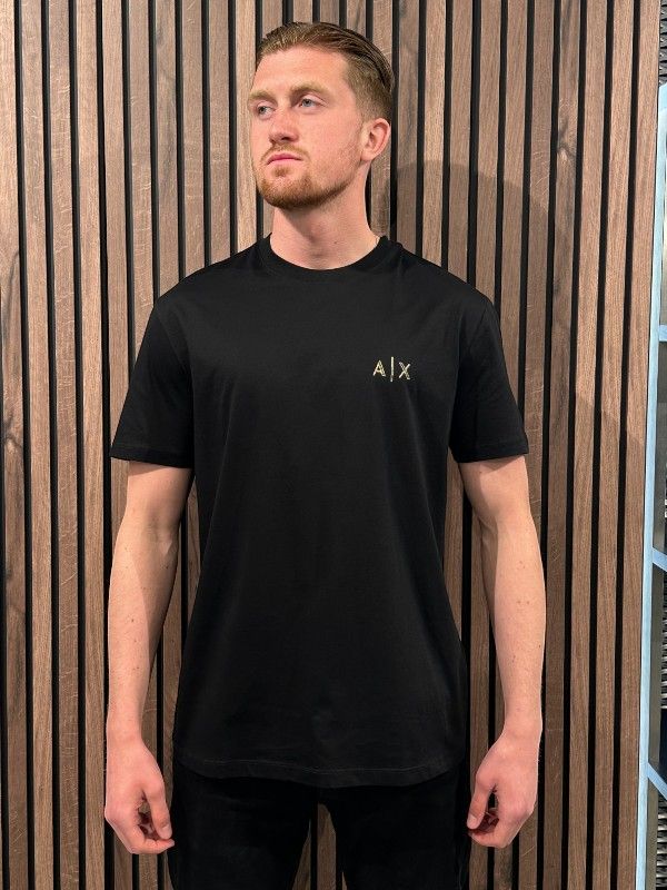Armani Exchange - Man Jersey T-shirt - Zwart