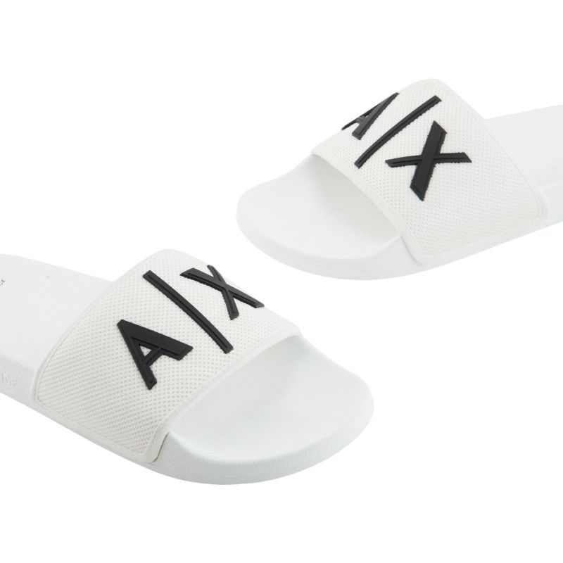 Armani Exchange - Slippers - Wit