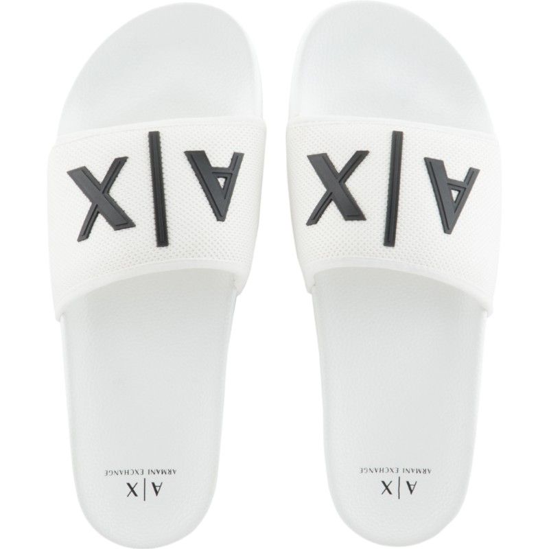 Armani Exchange - Slippers - Wit