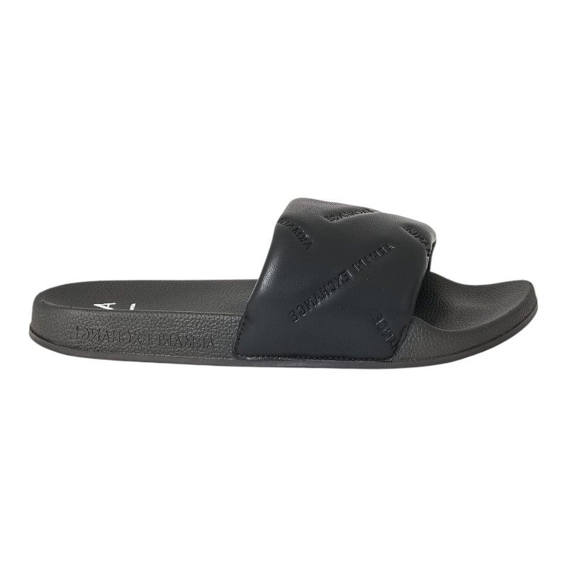 Armani Exchange - Slippers - Zwart