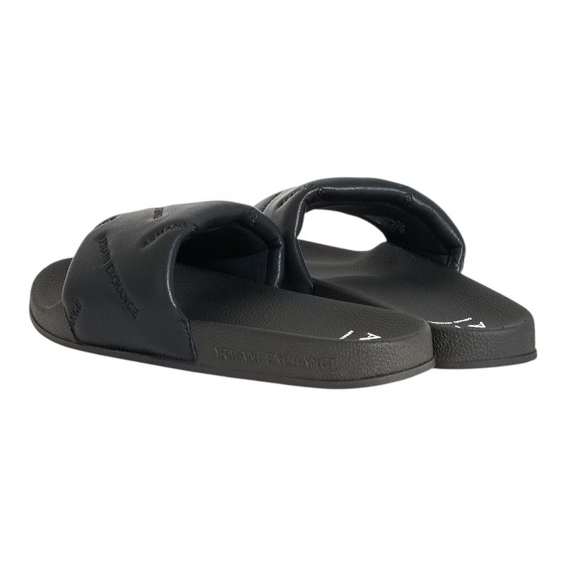 Armani Exchange - Slippers - Zwart