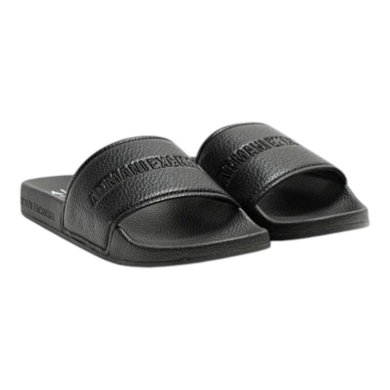 Armani Exchange - Slippers - Zwart