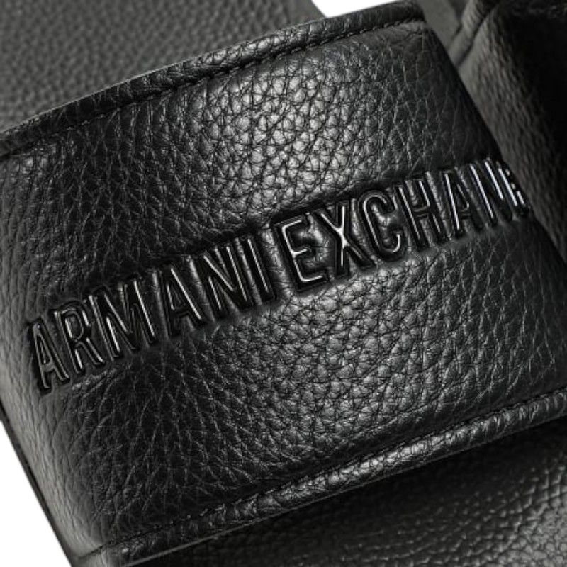 Armani Exchange - Slippers - Zwart
