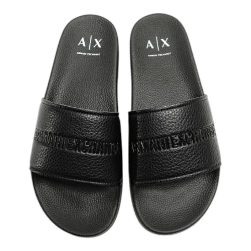 Armani Exchange - Slippers - Zwart
