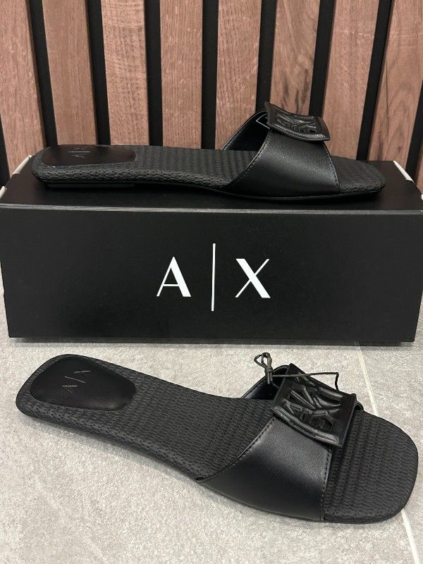 Armani Exchange - Sandal - Zwart