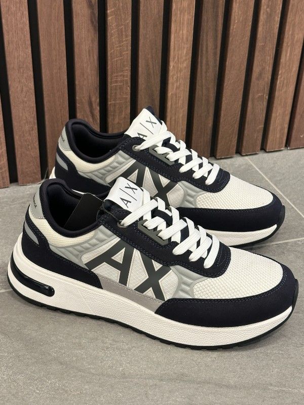 Armani Exchange - Sneakers - Blauw