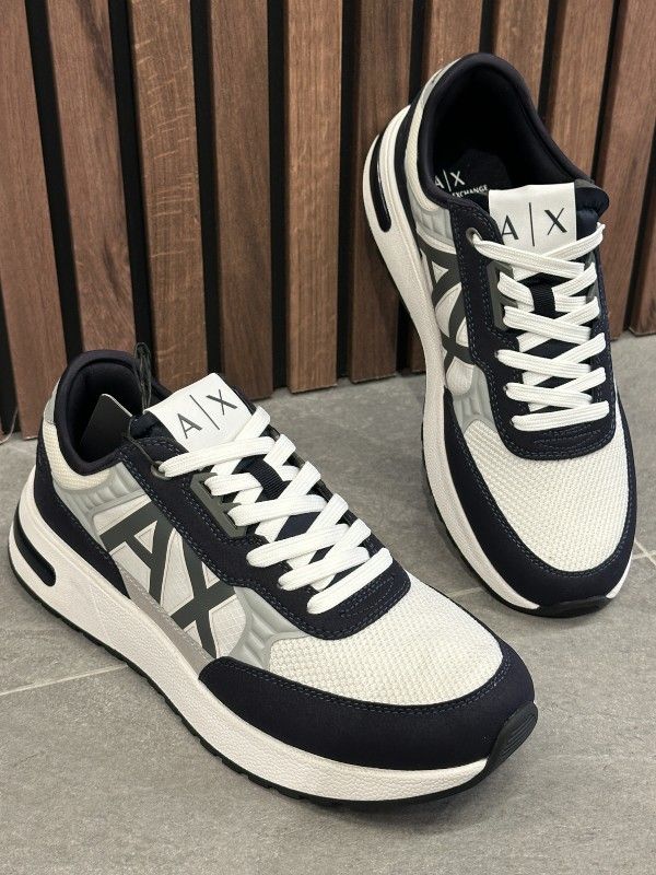 Armani Exchange - Sneakers - Blauw