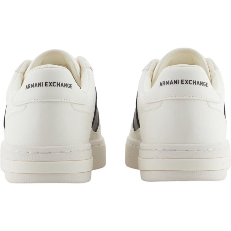 Armani Exchange - Man Leather Sneakers - Wit