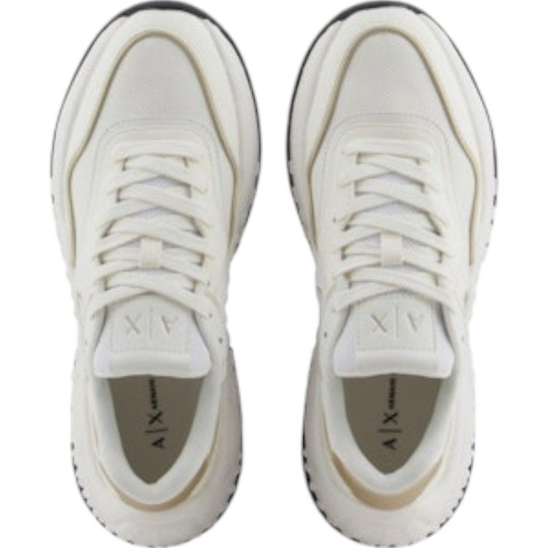 Armani Exchange - Women Leather Sneakers - Wit