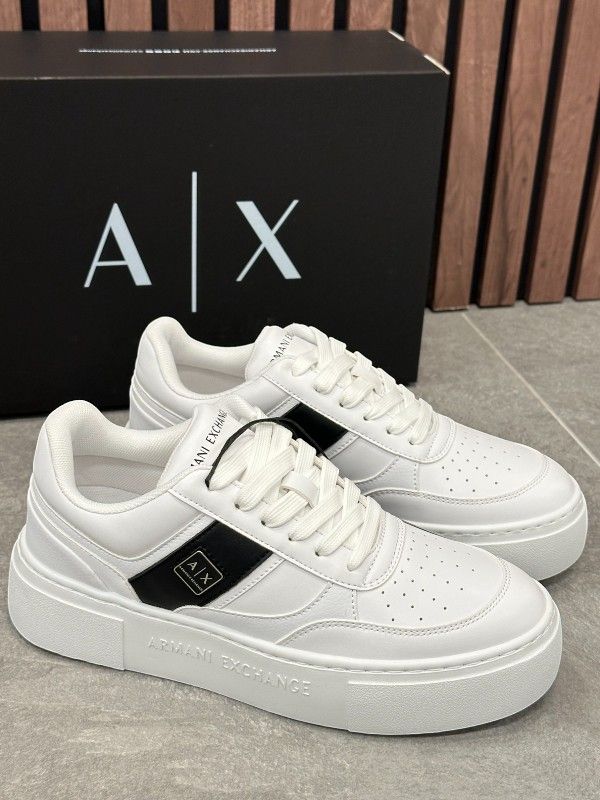 Armani Exchange - Women Woven Sneakers - Wit