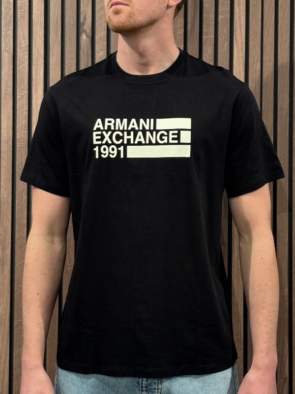 Armani Exchange - T-shirt - Zwart