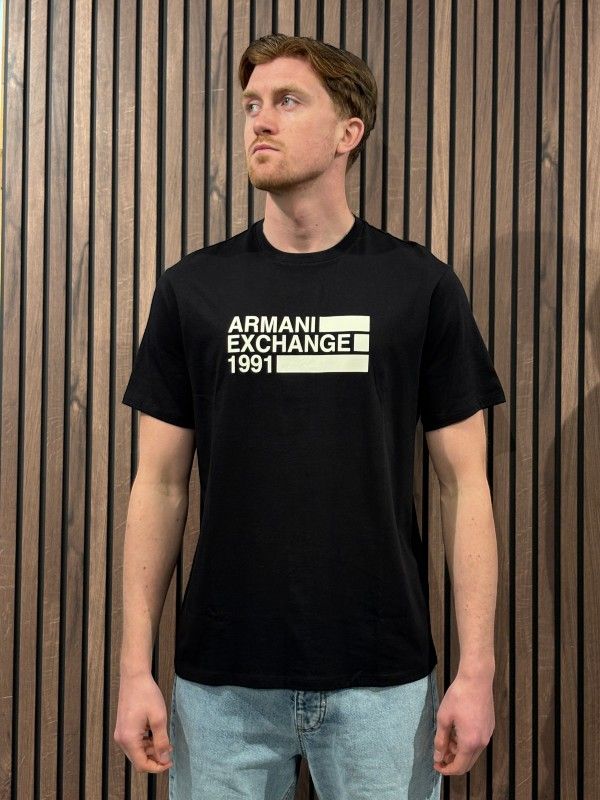 Armani Exchange - T-shirt - Zwart
