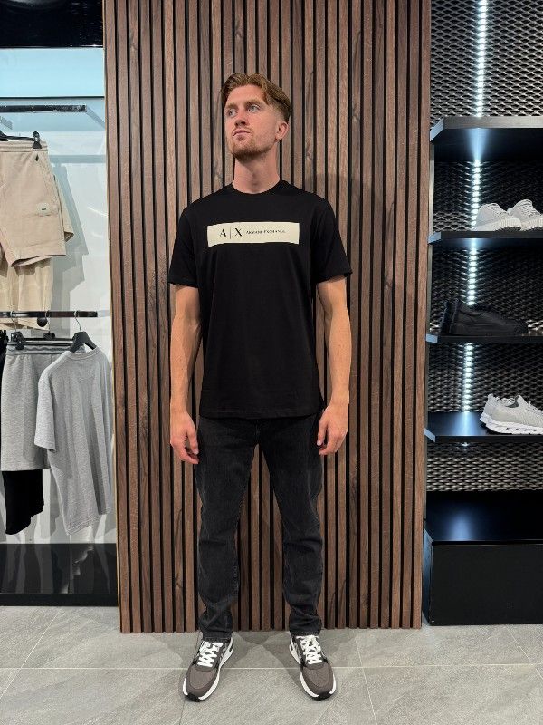 Armani Exchange - T-shirt - Zwart