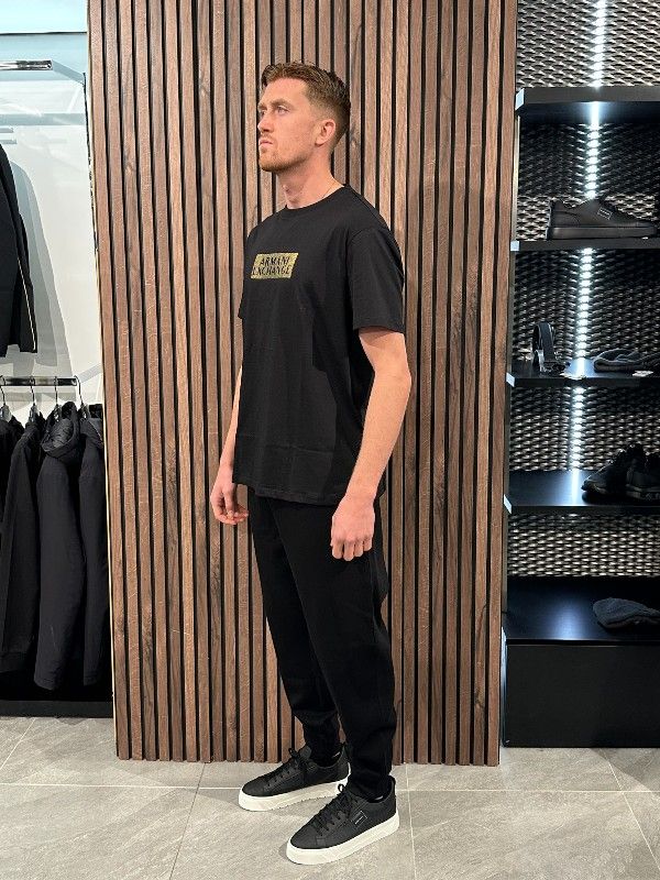Armani Exchange - T-shirt - Zwart