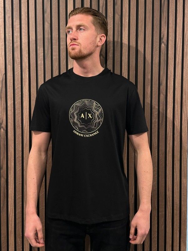 Armani Exchange - Man Jersey T-shirt - Zwart