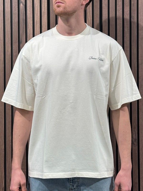 Baron Filou - T-shirt Casa Baron Palm - Wit